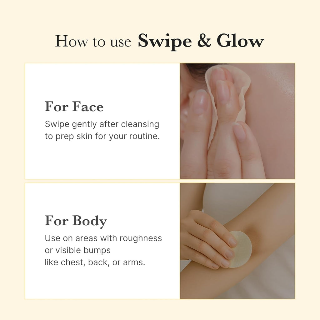 Peel & Wipe Clarifying Duo: Turmeric Peel Shot & Kojic Acid Toner Pads | Gentle Exfoliation & Texture Refining Routine | Ideal for Soothing, Balancing, Smoothing Uneven Skin Tone & Texture