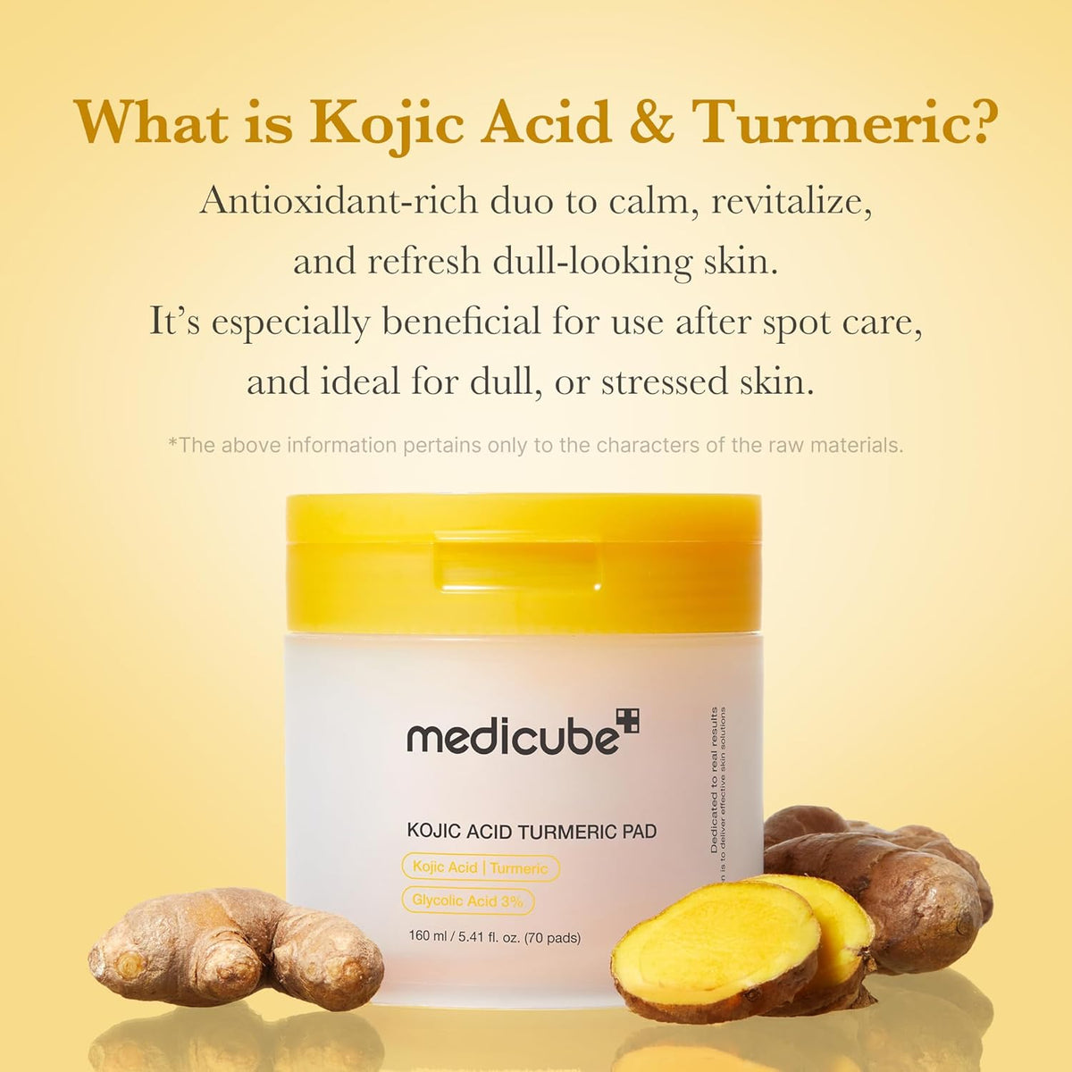 Peel & Wipe Clarifying Duo: Turmeric Peel Shot & Kojic Acid Toner Pads | Gentle Exfoliation & Texture Refining Routine | Ideal for Soothing, Balancing, Smoothing Uneven Skin Tone & Texture